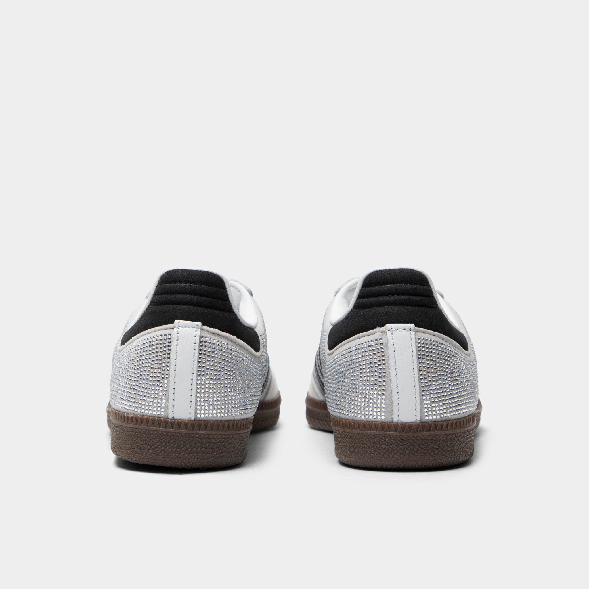 adidas Women's Samba Crystal White / White - Silver Metallic – JD