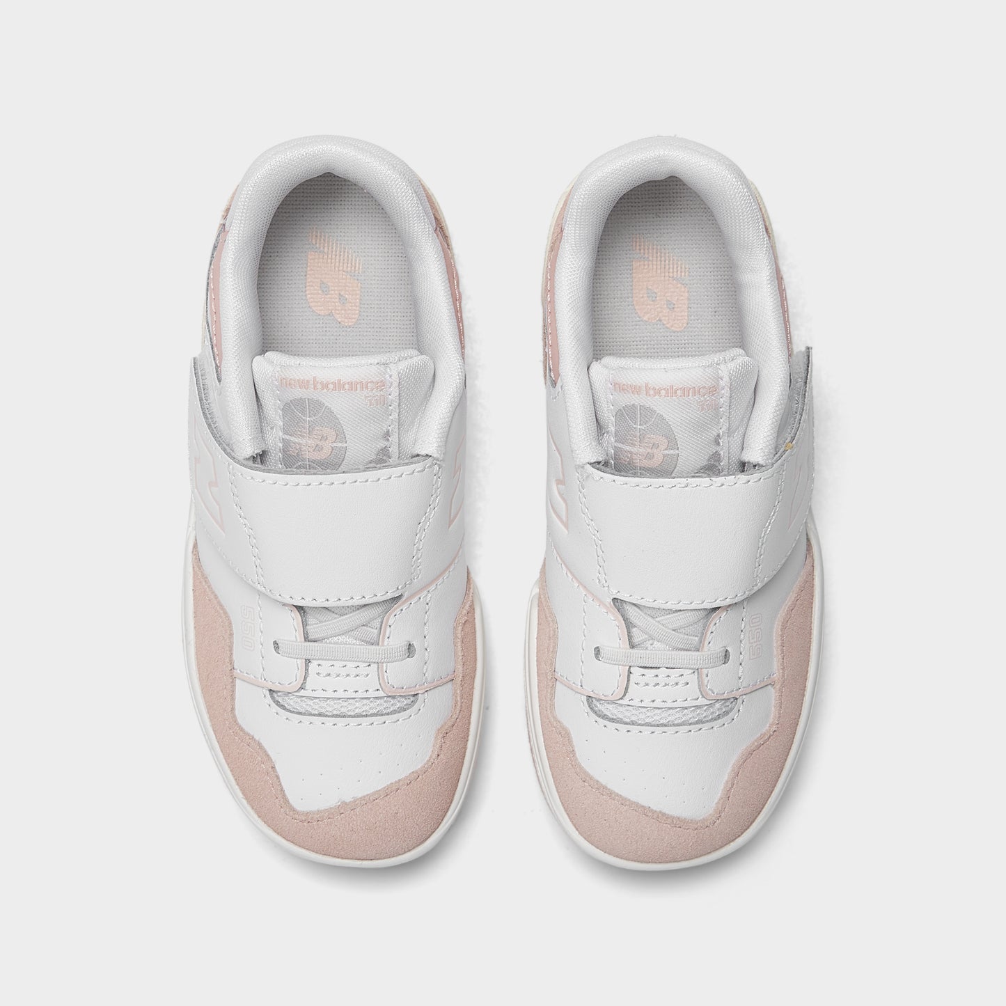 New Balance Infants' 550 White / Pink Haze