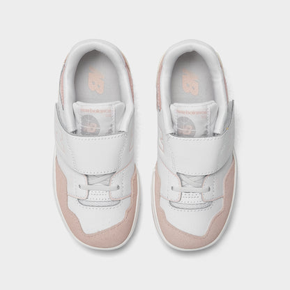 New Balance Infants' 550 White / Pink Haze