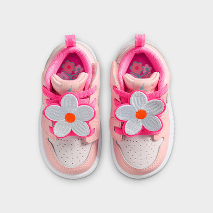 Jordan 1 Low SE TD Rose Fluorescent / Bleu Clair - Rose Éclatant