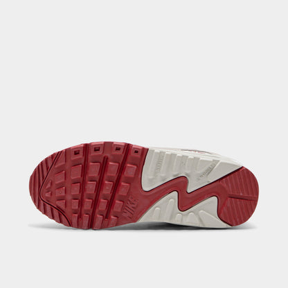 Nike Air Max 90 SE GS White / Team Crimson - Light Bone