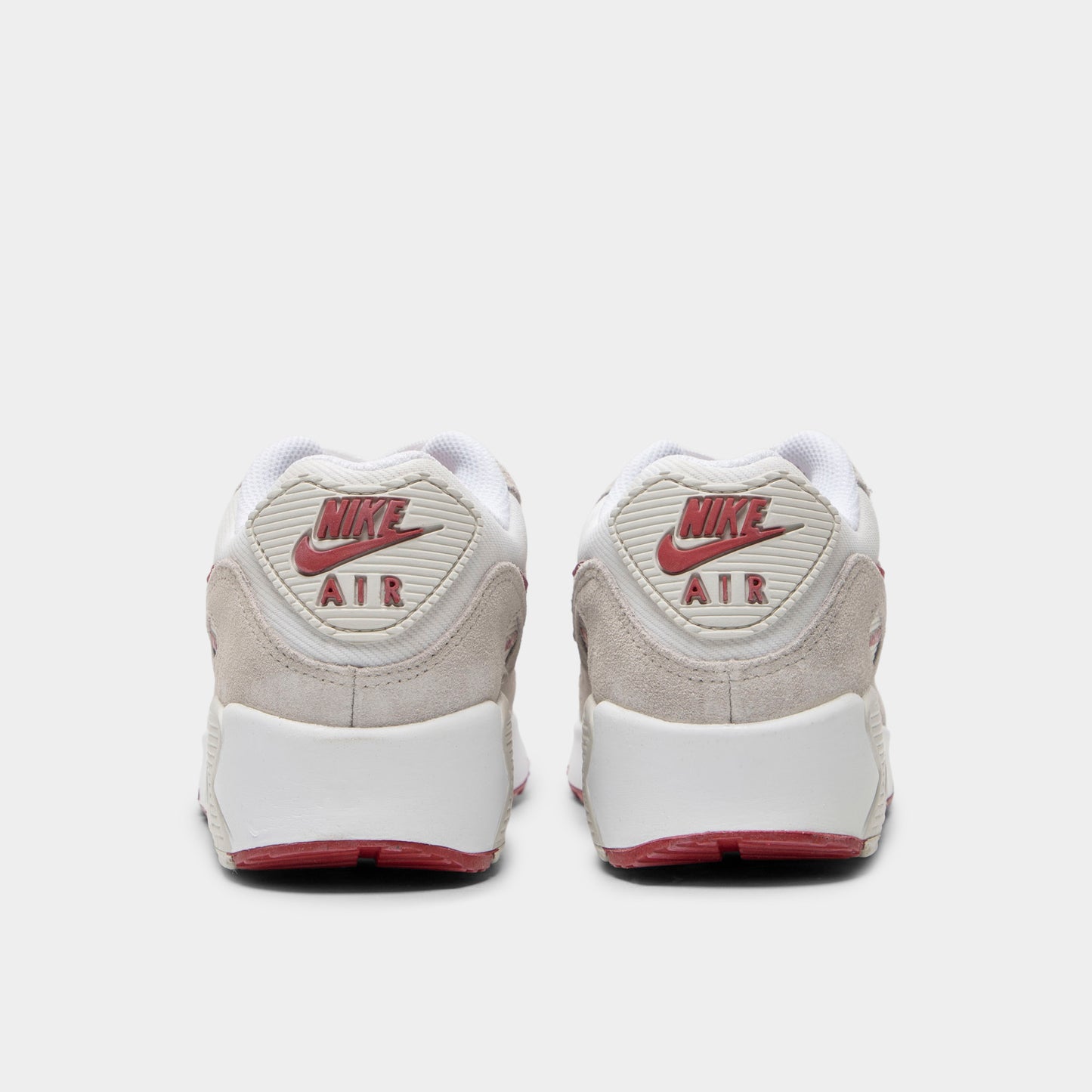 Nike Air Max 90 SE GS White / Team Crimson - Light Bone