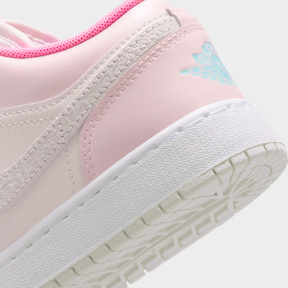 Jordan 1 Low SE GS Pink Bloom / Pink Glow - Pearl Pink