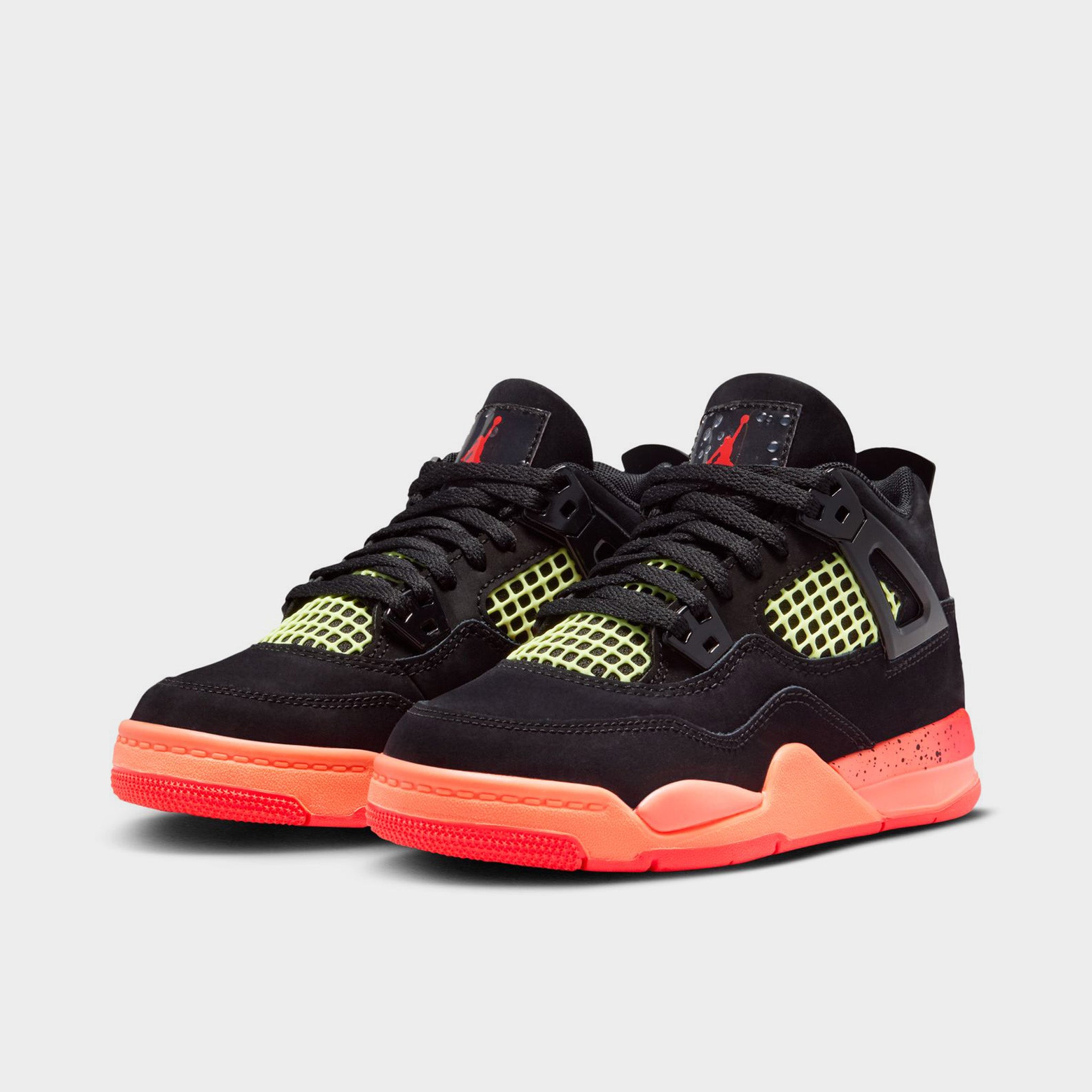 Jordan 4 KSA Retro PS Black / Infrared 23 - Bright Mango – JD Sports
