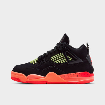 Jordan 4 KSA Retro PS Black / Infrared 23 - Bright Mango