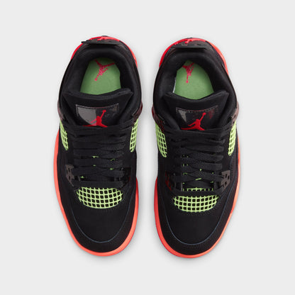 Jordan 4 KS Retro GS Black / Infrared 23 - Bright Mango