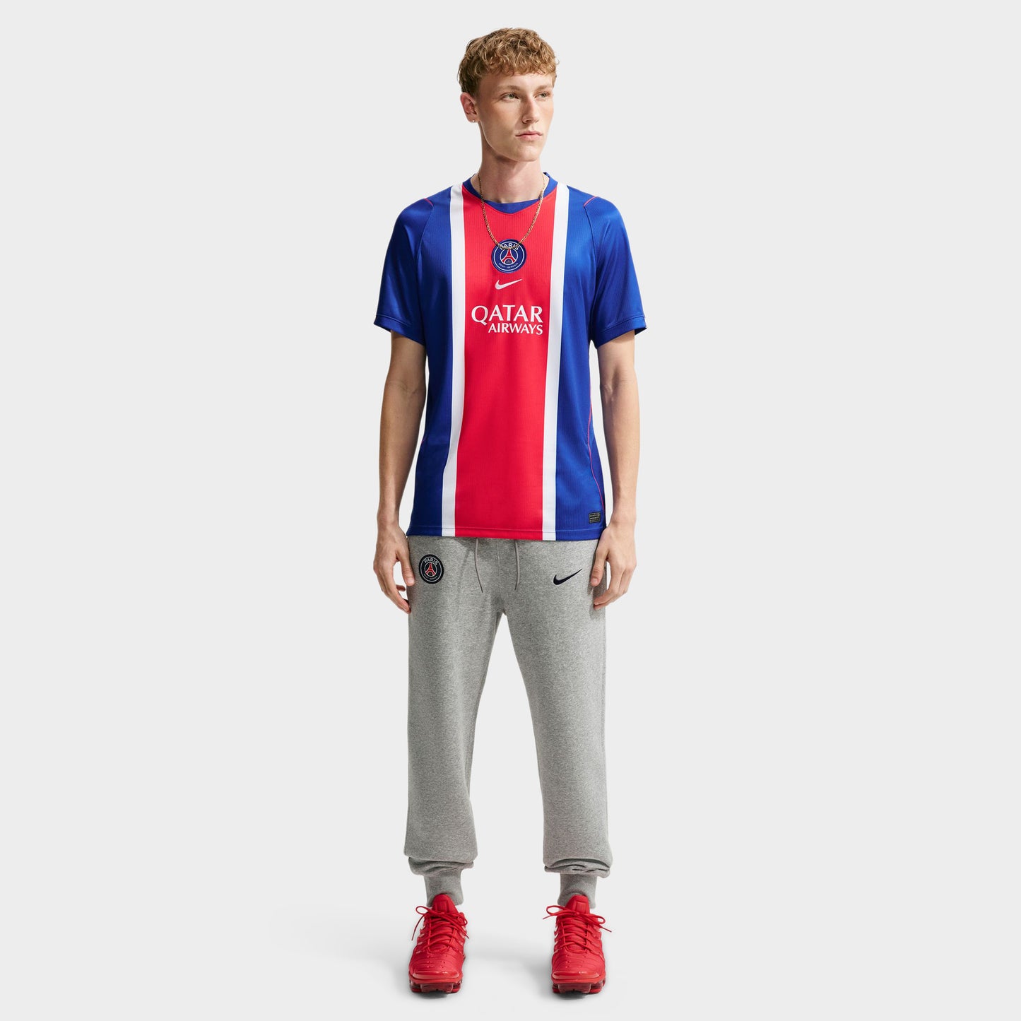 Nike Paris Saint-Germain Maillot Royal Ancien / Blanc - Rouge Universitaire