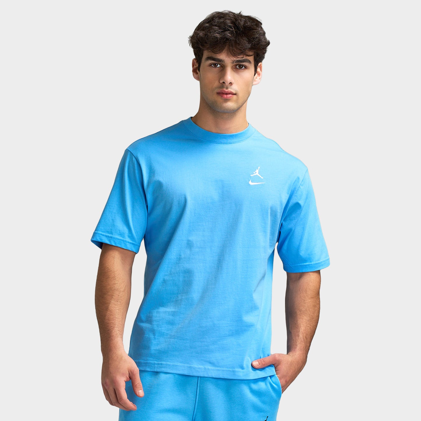 Jordan Varsity Brooklyn T-shirt à col rond Bleu universitaire / bleu marine