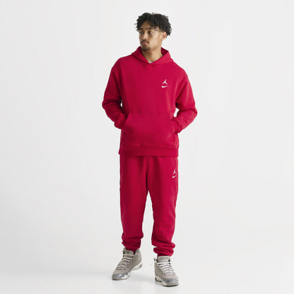 Jordan Brooklyn Varsity Fleece Pullover Hoodie Gym Red / White