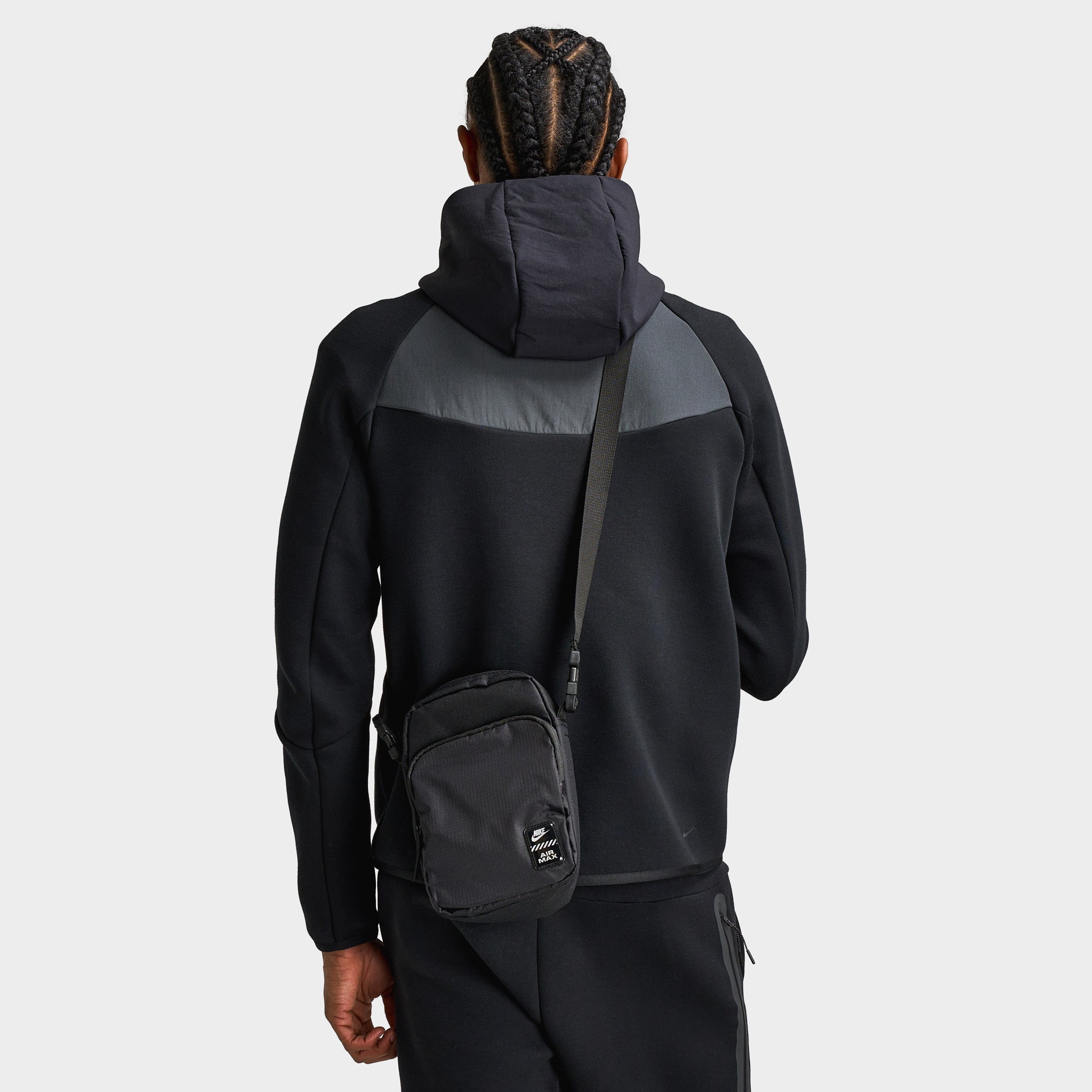 grey nike air max bag