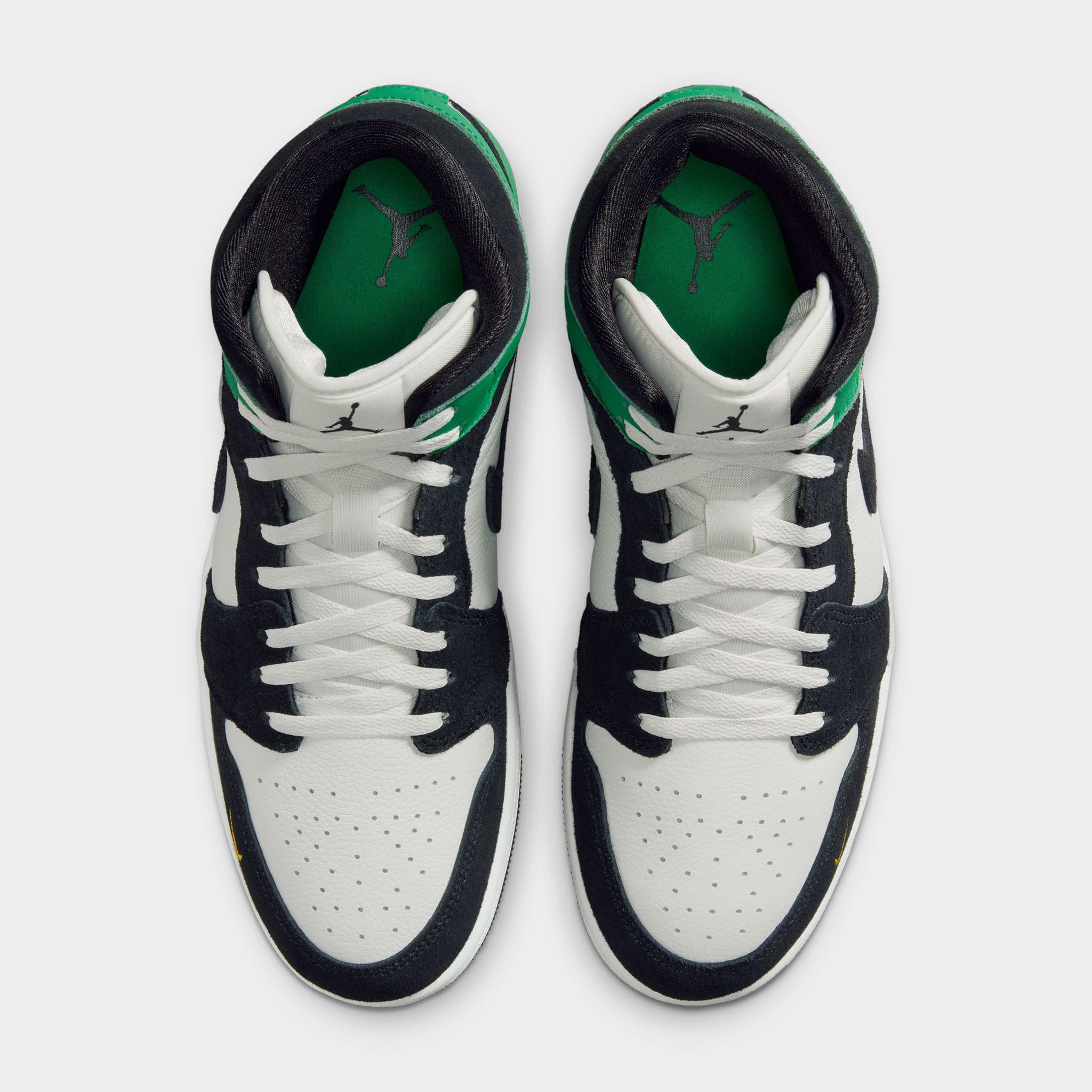 Jordan 1 Mid SE Summit White / Black - Lucky Green – JD Sports