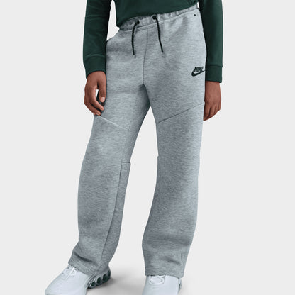 Nike Sportswear Juniors' Tech Fleece Open Hem Pants / Grey