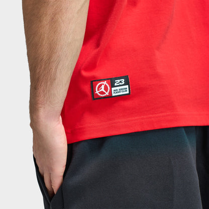 Jordan Graphic Flight Club Crew Neck Basic T-shirt / University Red