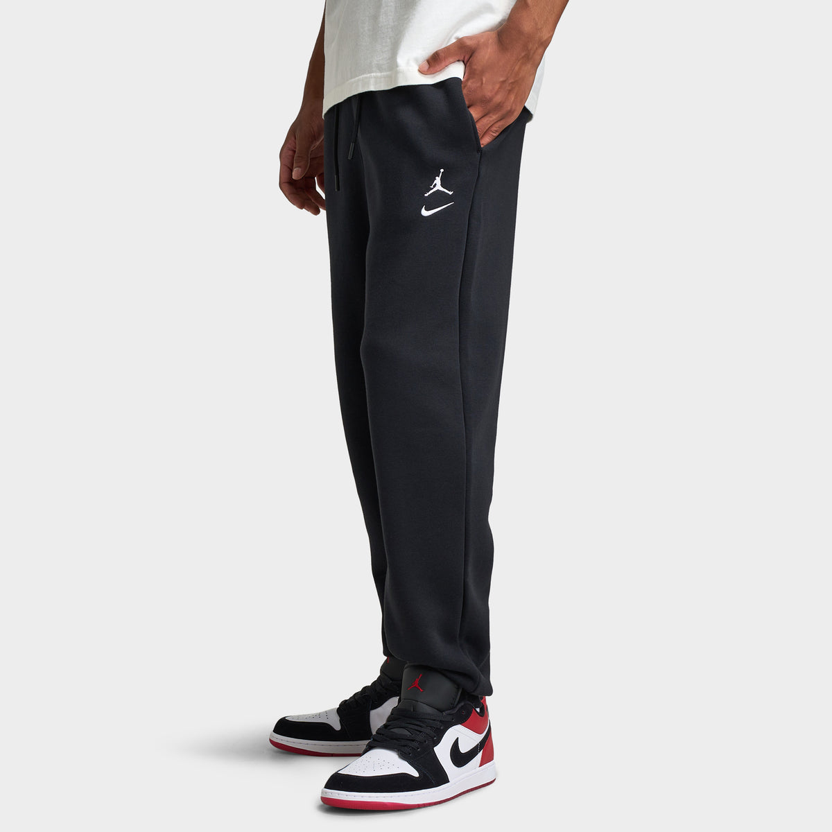 Jordan Brooklyn Varsity Fleece Jogger Noir Blanc – JD Sports