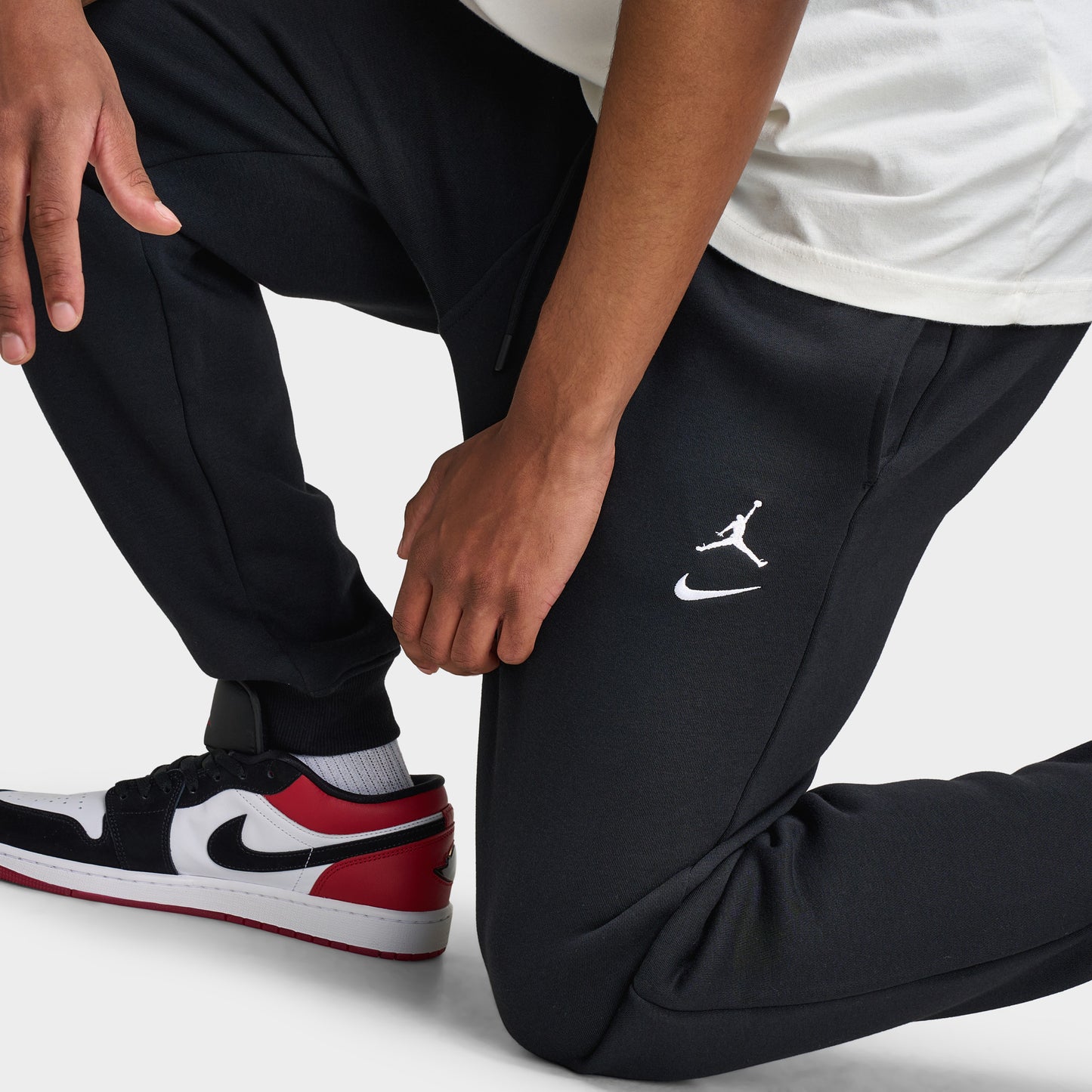 Jordan Brooklyn Varsity Fleece Joggers Black / White