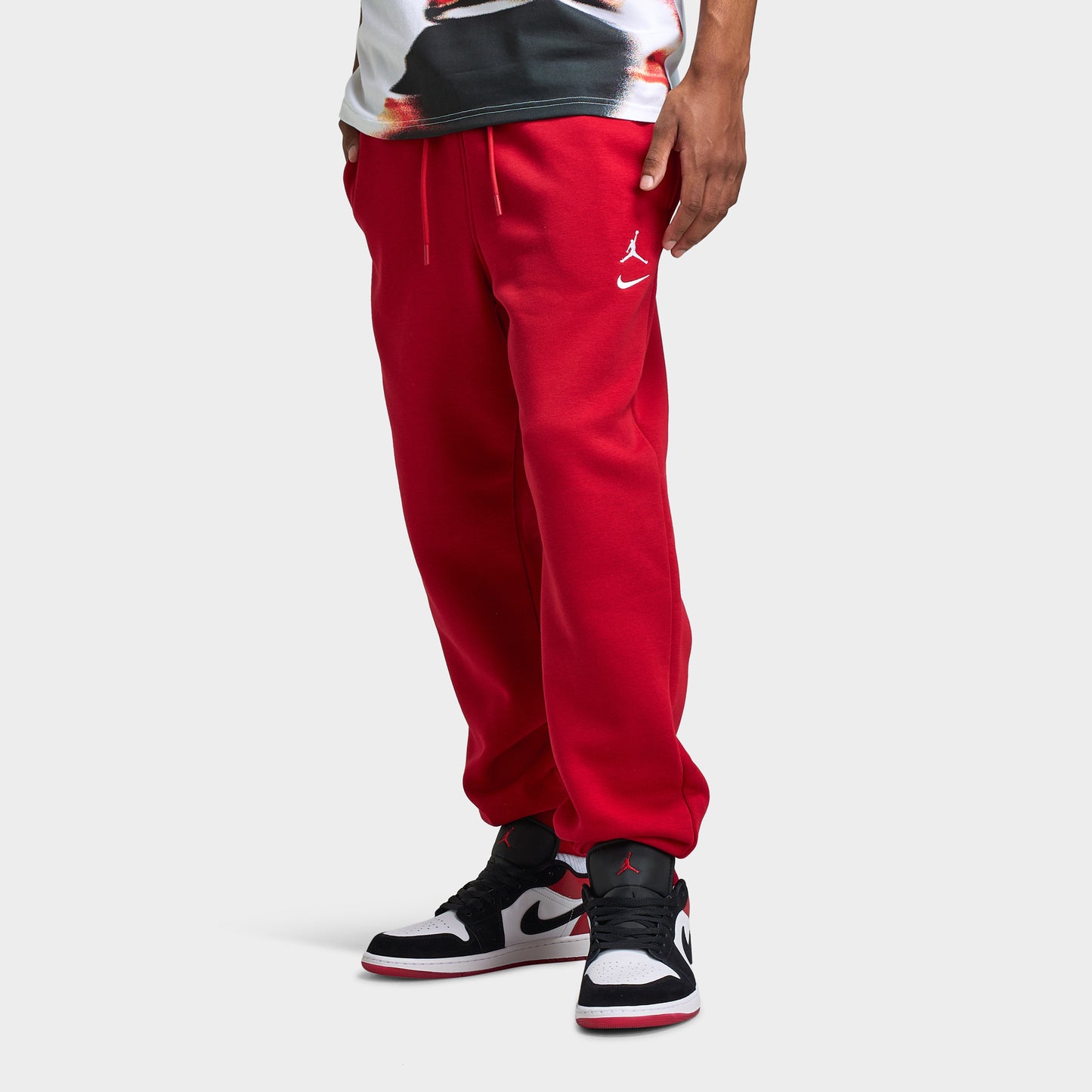 Jordan Brooklyn Varsity Fleece Joggers Red / White