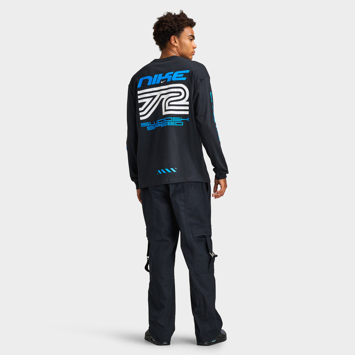 Nike Sportswear Swoosh Speed T-shirt à Manches Longues ​​/ Noir
