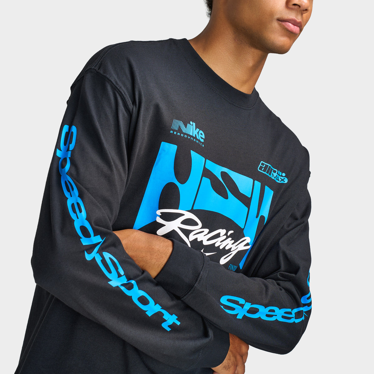 Nike Sportswear Swoosh Speed T-shirt à Manches Longues ​​/ Noir