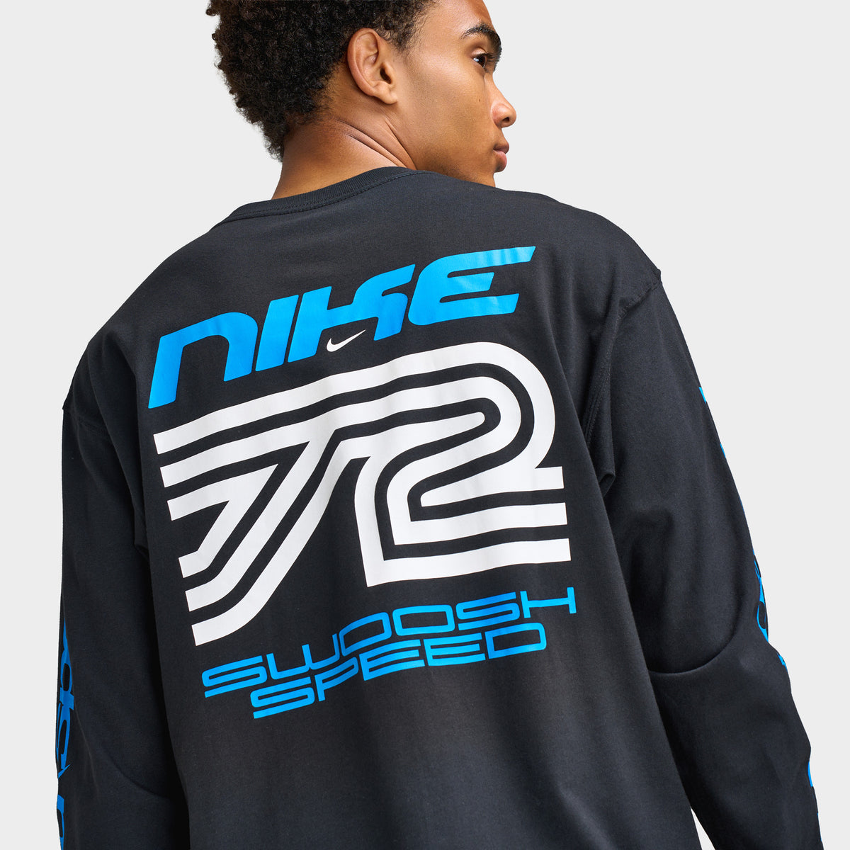 Nike Sportswear Swoosh Speed T-shirt à Manches Longues ​​/ Noir