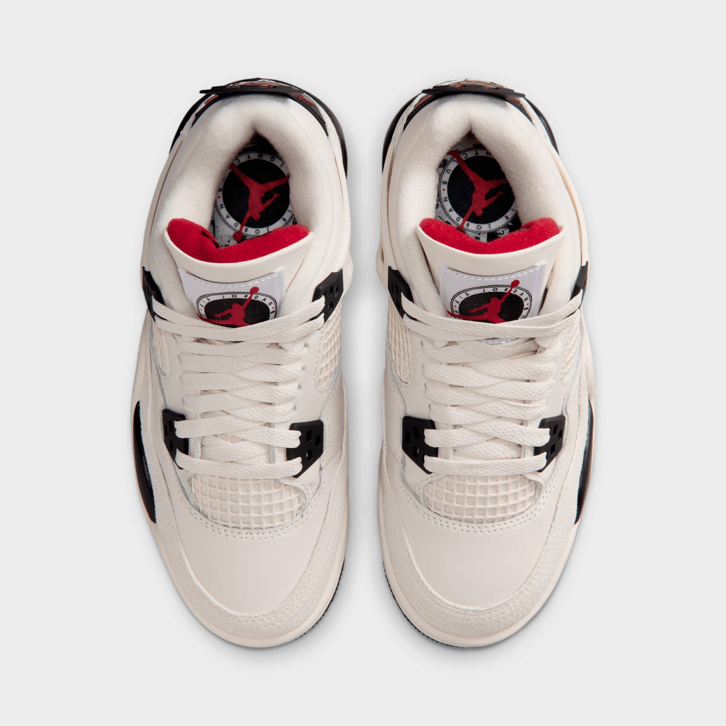Jordan 4 Retro OG GS Flight Club Sail / Black - University Red