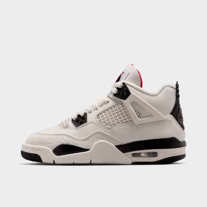 Jordan 4 Retro OG GS Flight Club Sail / Black - University Red
