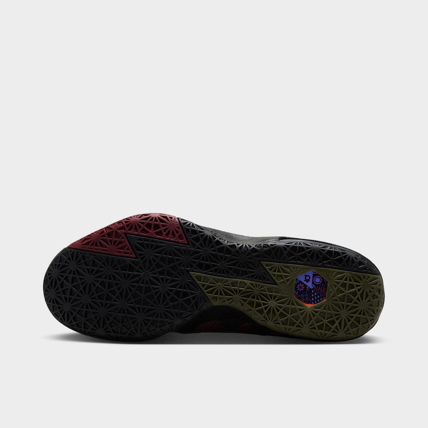 Nike KD VI Black / Atomic Red - Medium Olive