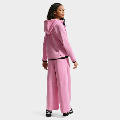 Nike Sportswear Pantalon à Jambes Larges en Molleton Tech / Rose Rise