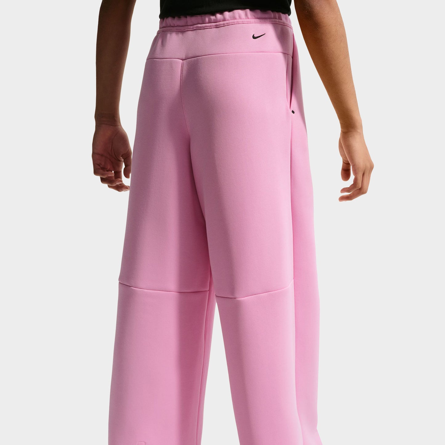 Nike Sportswear Pantalon à Jambes Larges en Molleton Tech / Rose Rise