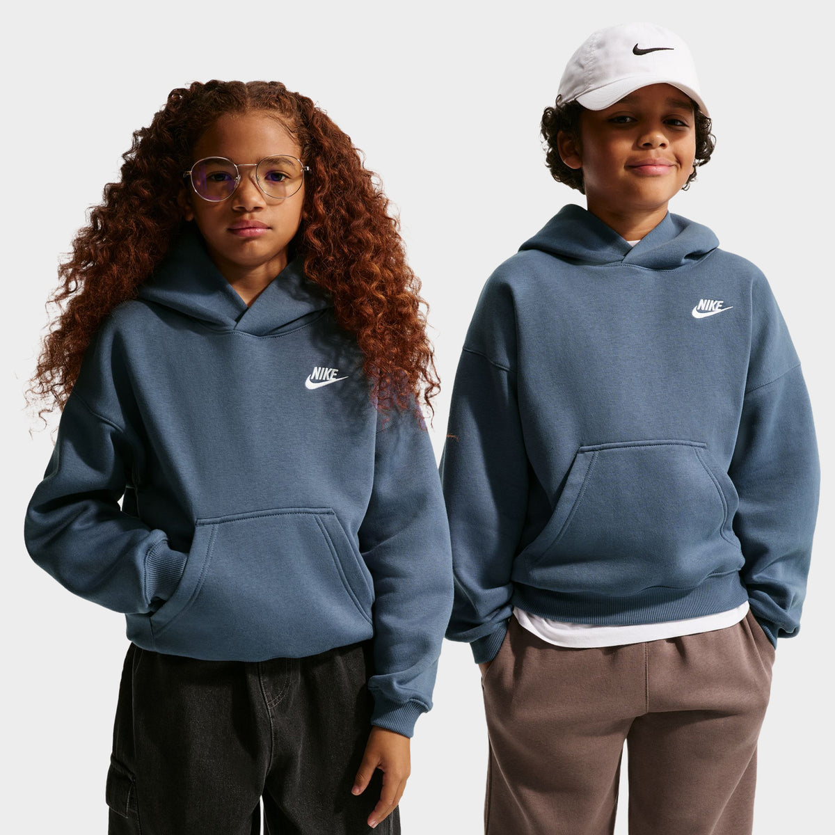 Nike Juniors' Club Fleece Hoodie / Diffused Blue