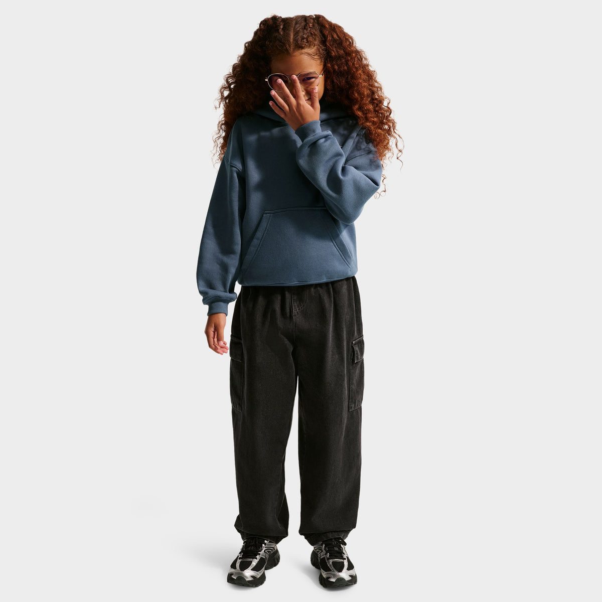Nike Juniors' Club Fleece Hoodie / Diffused Blue