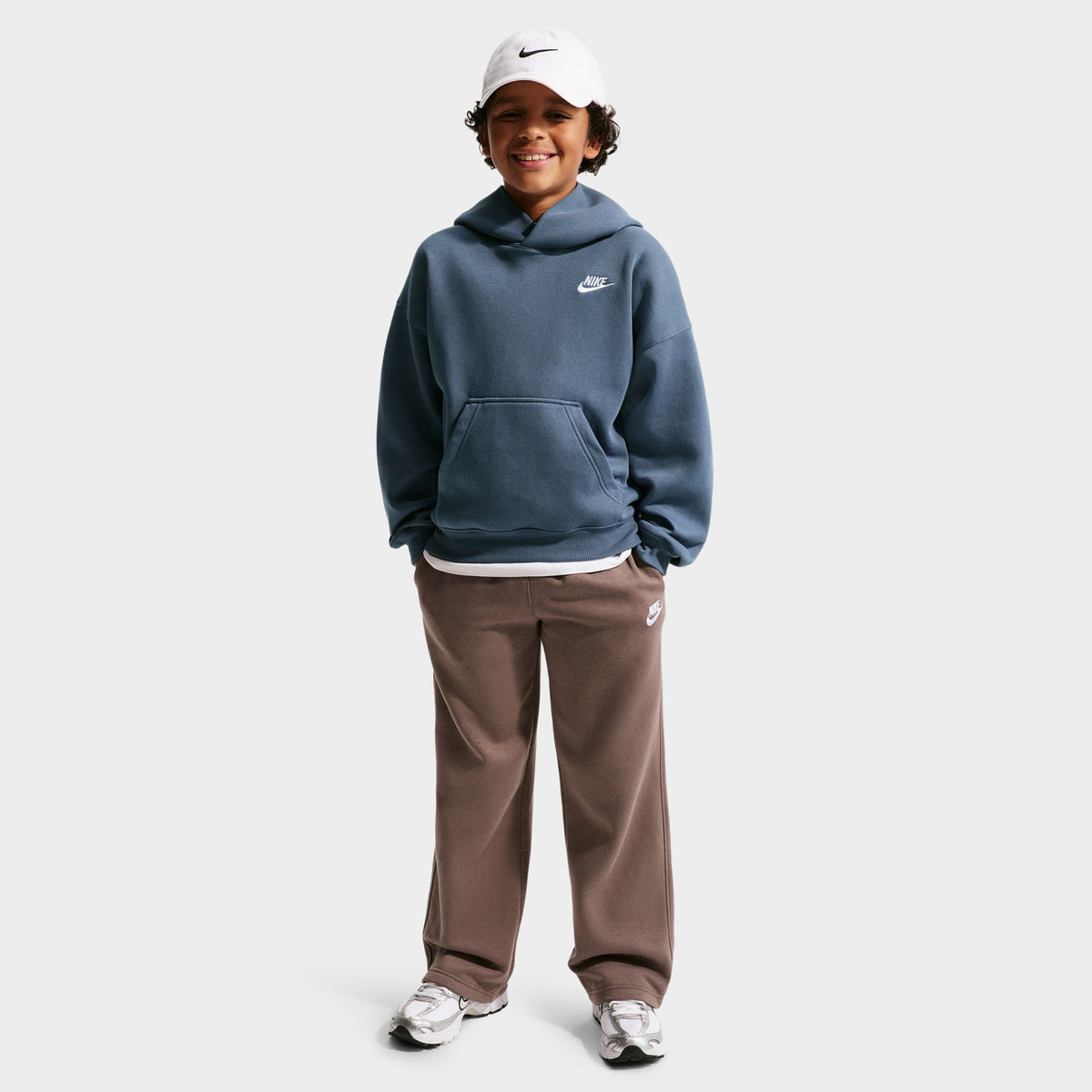 Nike Juniors' Club Fleece Hoodie / Diffused Blue