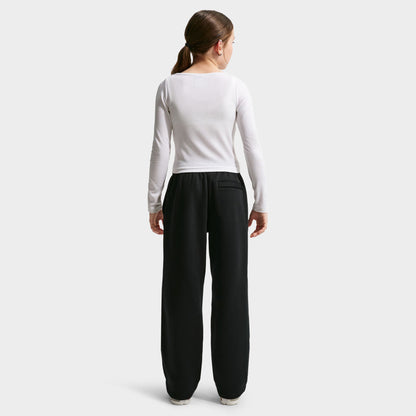 Nike Juniors' Loose Open Hem Pants / Black