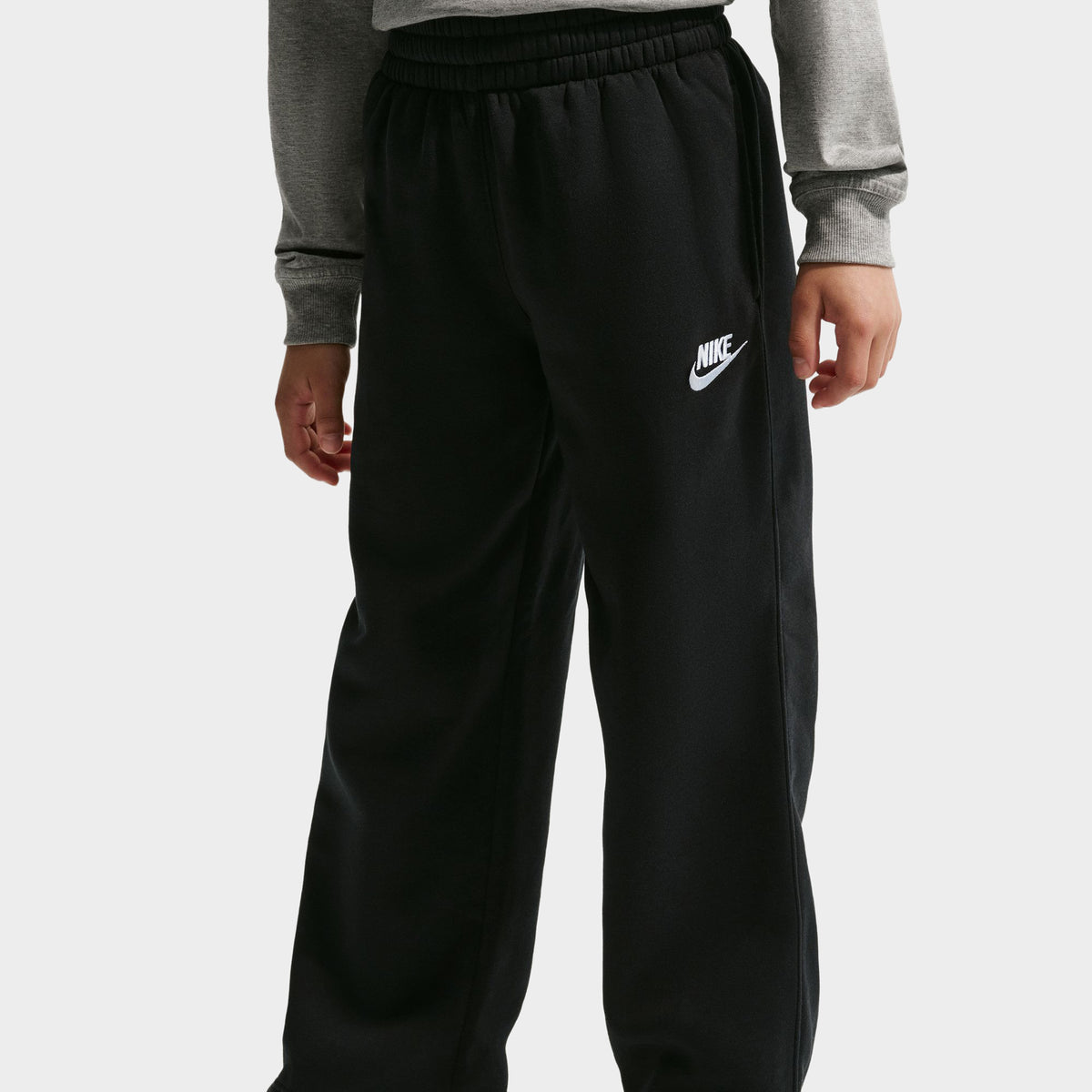 Nike Juniors' Loose Open Hem Pants / Black