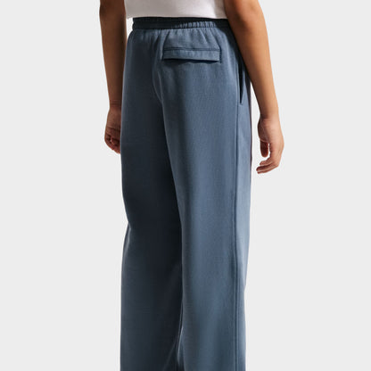 Nike Junior Pantalon Club Polaire à ourlet ouvert / Bleu diffusé