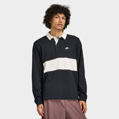 Nike Club Chandail Rugby à Manches Longues / Noir