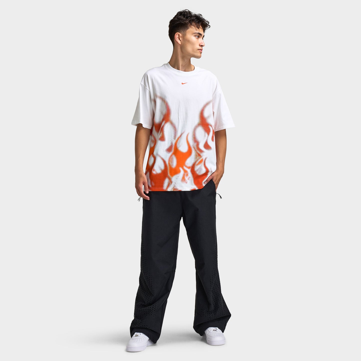 Nike Tech Fleece Dri-Fit Shori Perf Open Hem Pants / Black