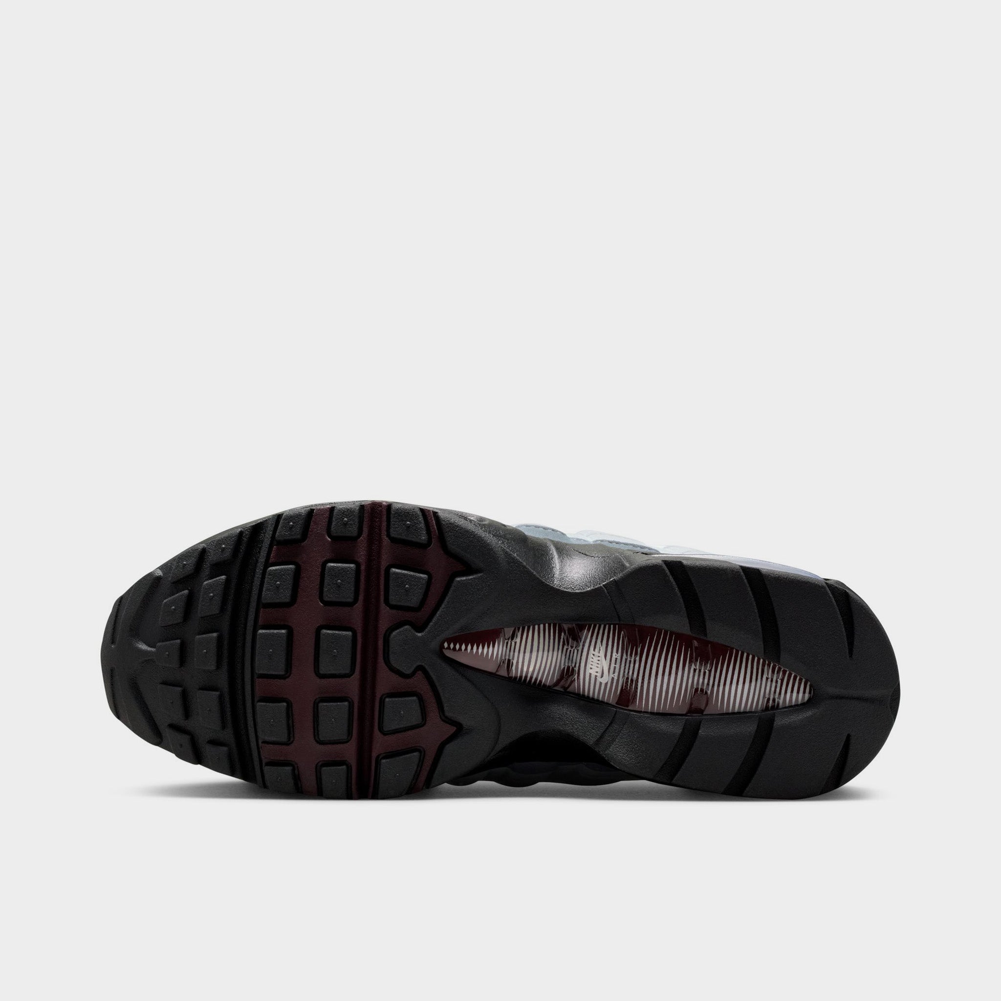 Nike Air Max 95 　グレー/バーガンディ Nike Women's Air Max 95 Smoke Grey / Burgundy Crush - Light Smoke