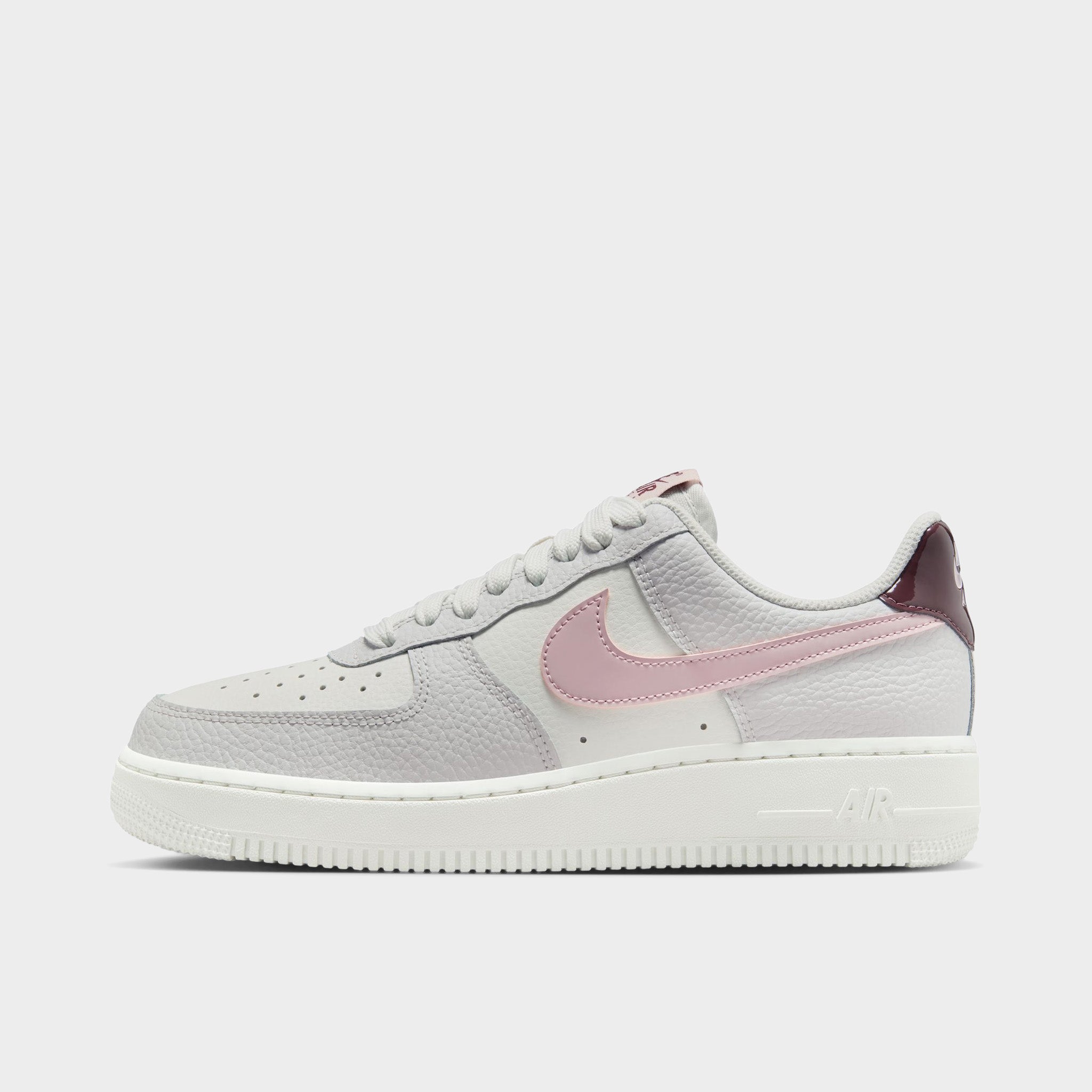 Nike Women's Air Force 1 '07 Summit White / Plum Chalk - Vast Grey