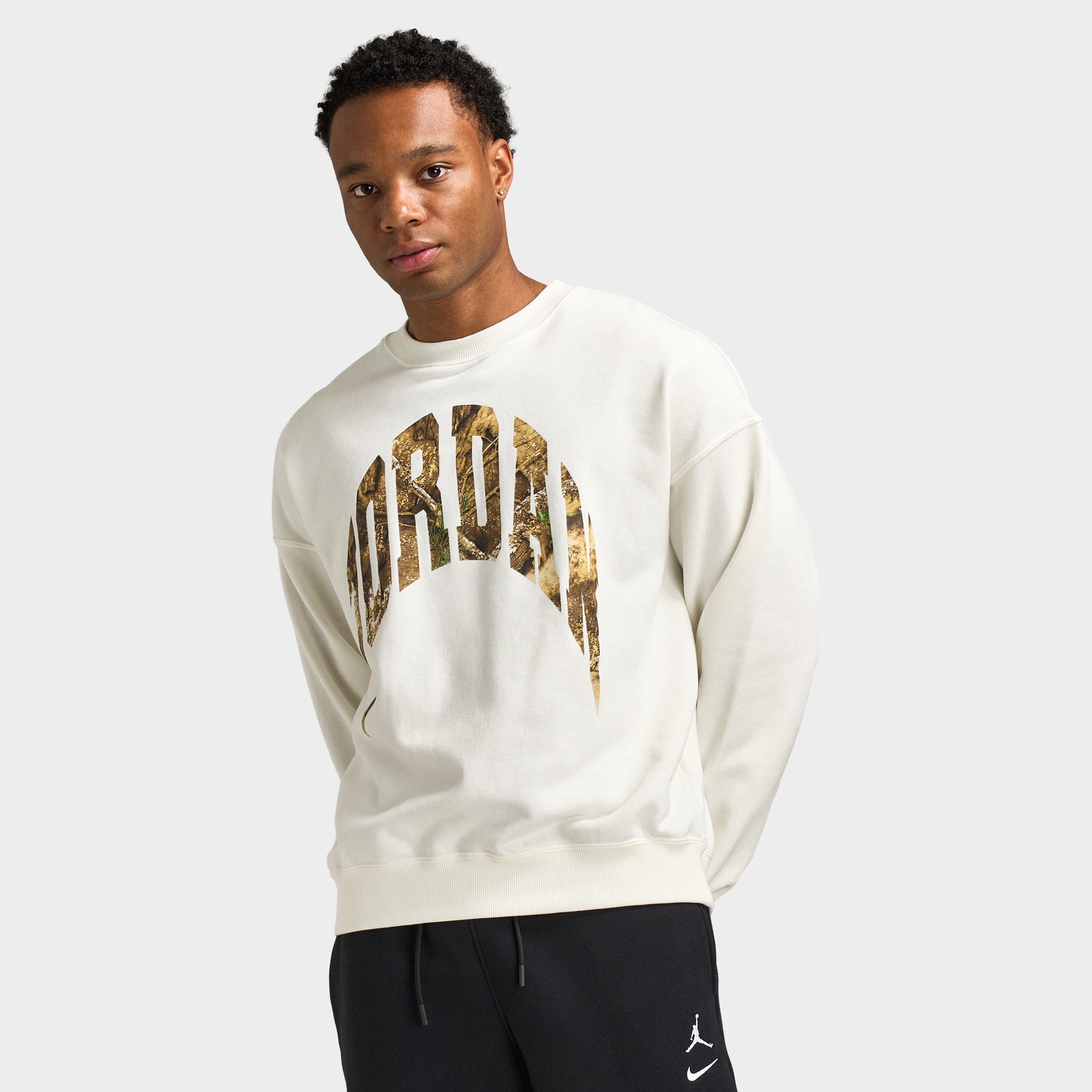 Jordan Brooklyn French Terry Realtree Crew / White – JD Sports