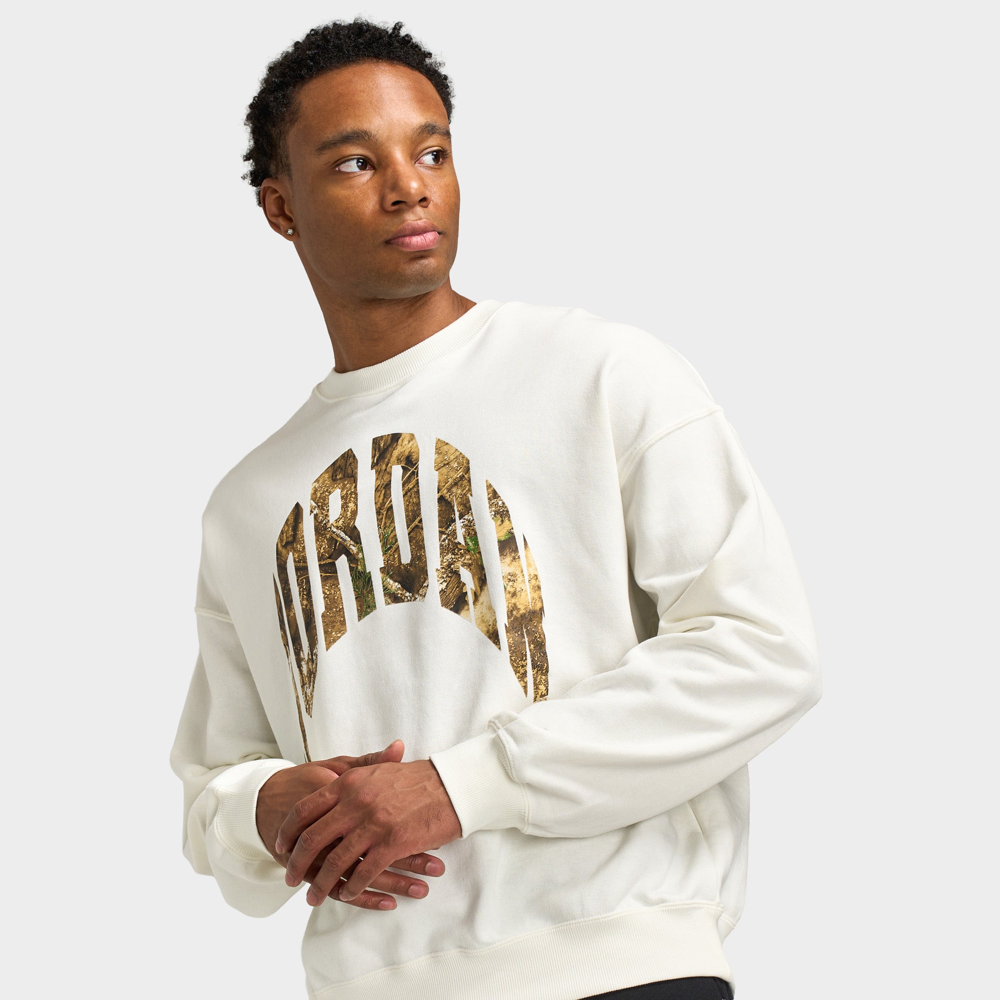 Jordan Brooklyn French Terry Realtree Crew / White – JD Sports