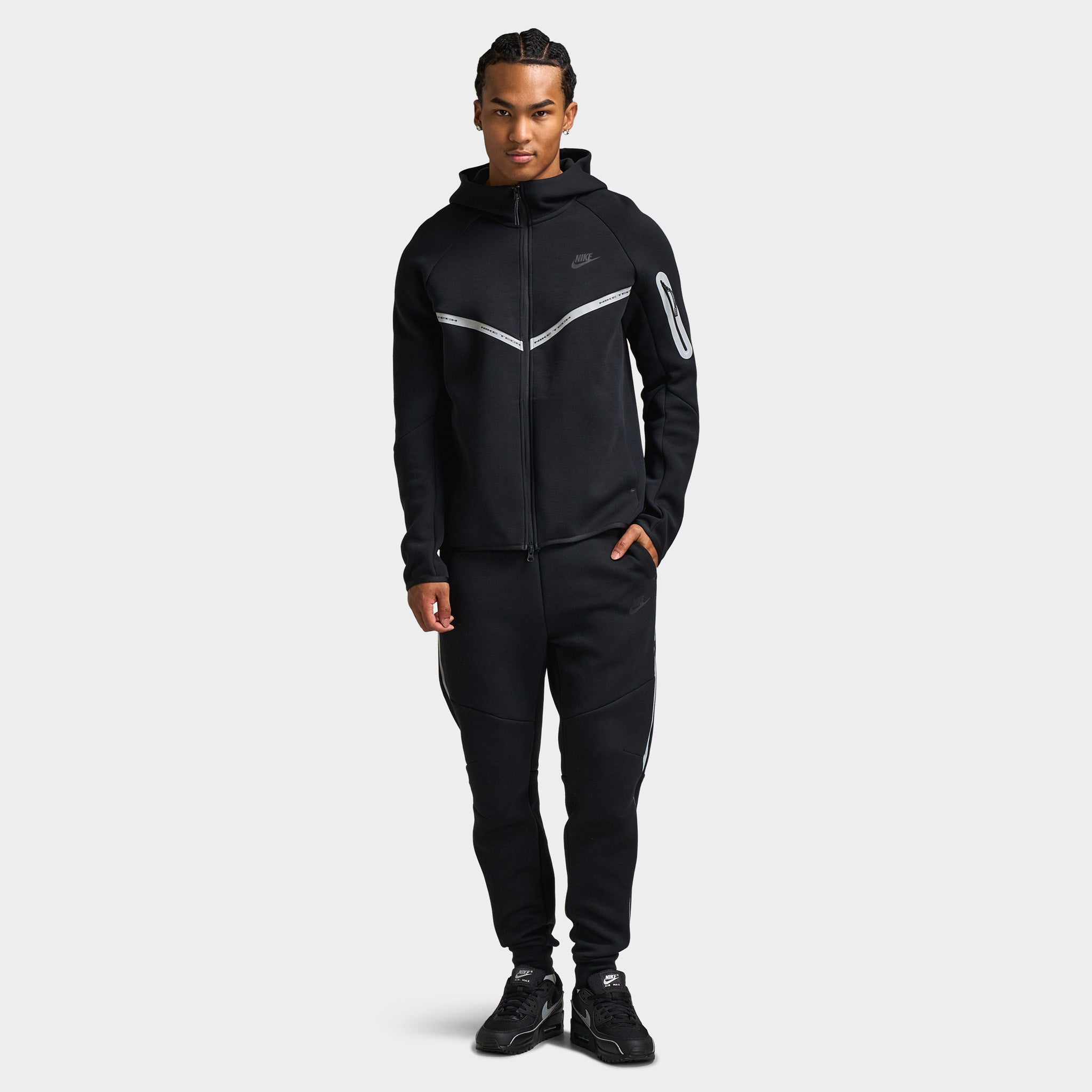 トップス NWT- NIKE Tech Fleece Hoodie Nike Tech Fleece Full-Zip Windrunner Hoodie Dark Grey Heather
