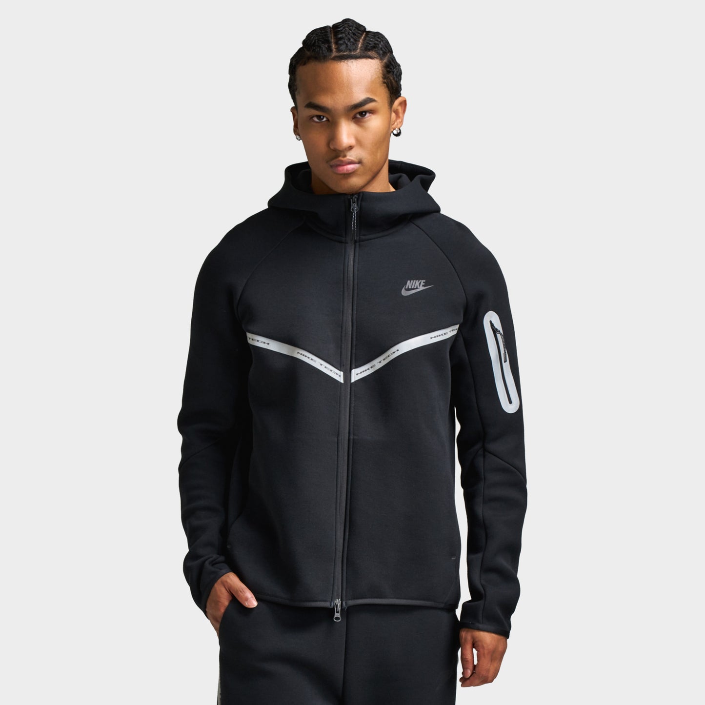 Nike Sportswear Tech Fleece Hoodie Reflective / Black
