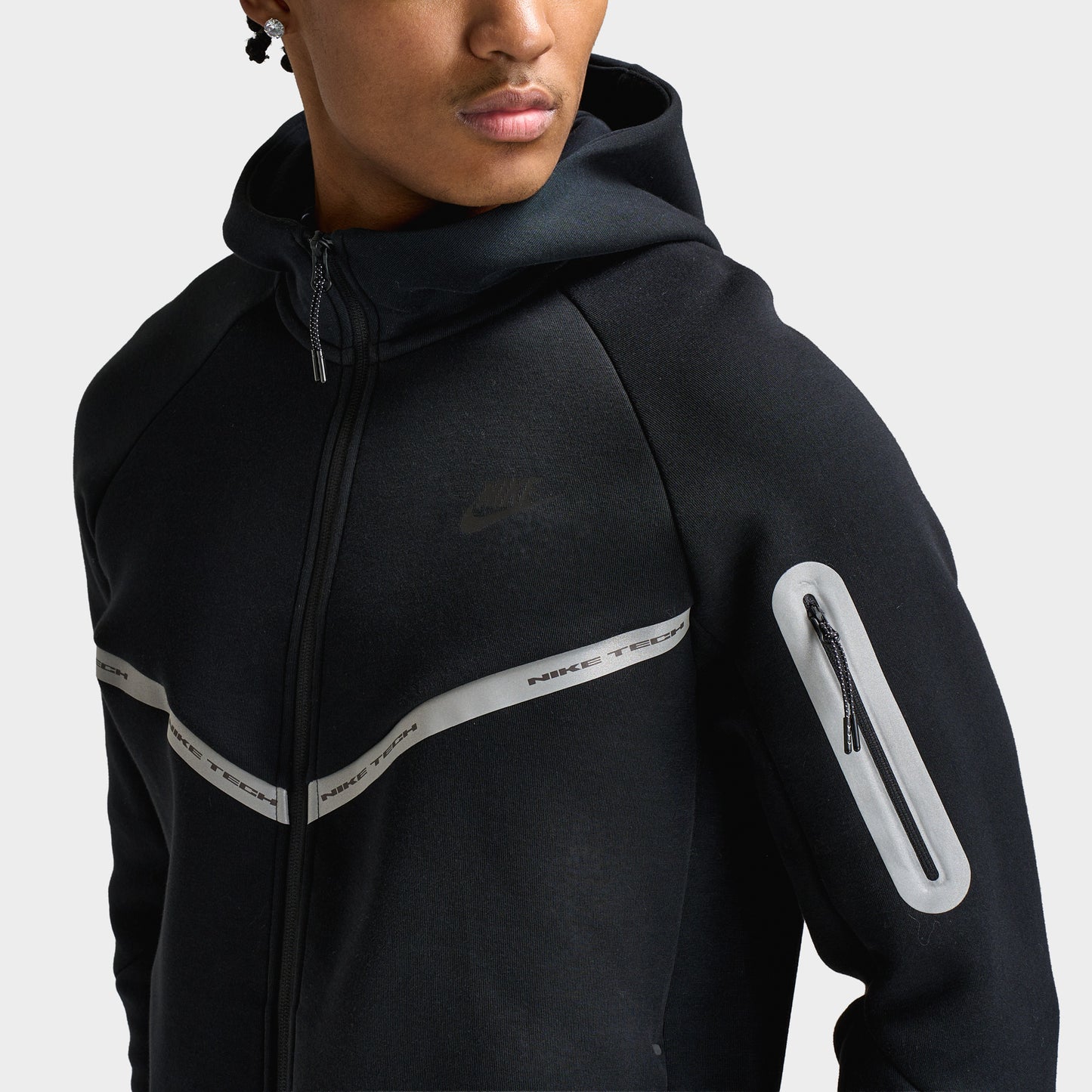 Nike Sportswear Tech Fleece Hoodie Reflective / Black