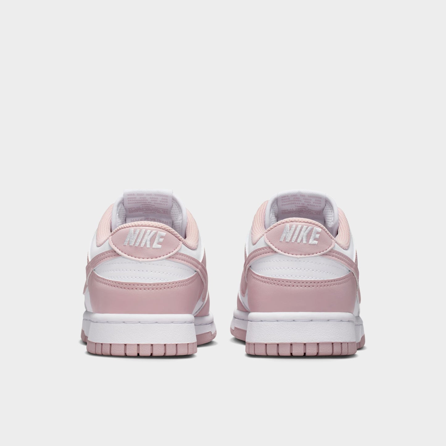 Nike Femmes Dunk Blanc / Rose Particule - Blanc