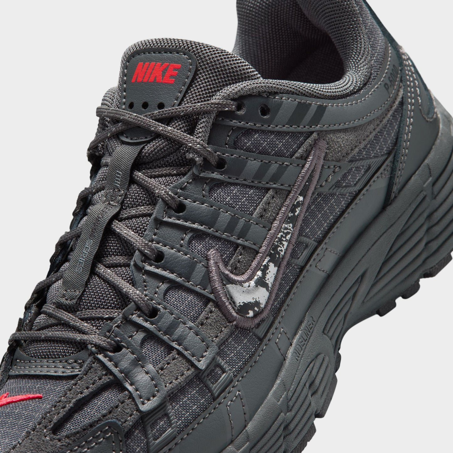 Nike P-6000 GS Iron Grey / Metallic Silver - Dark Smoke Grey