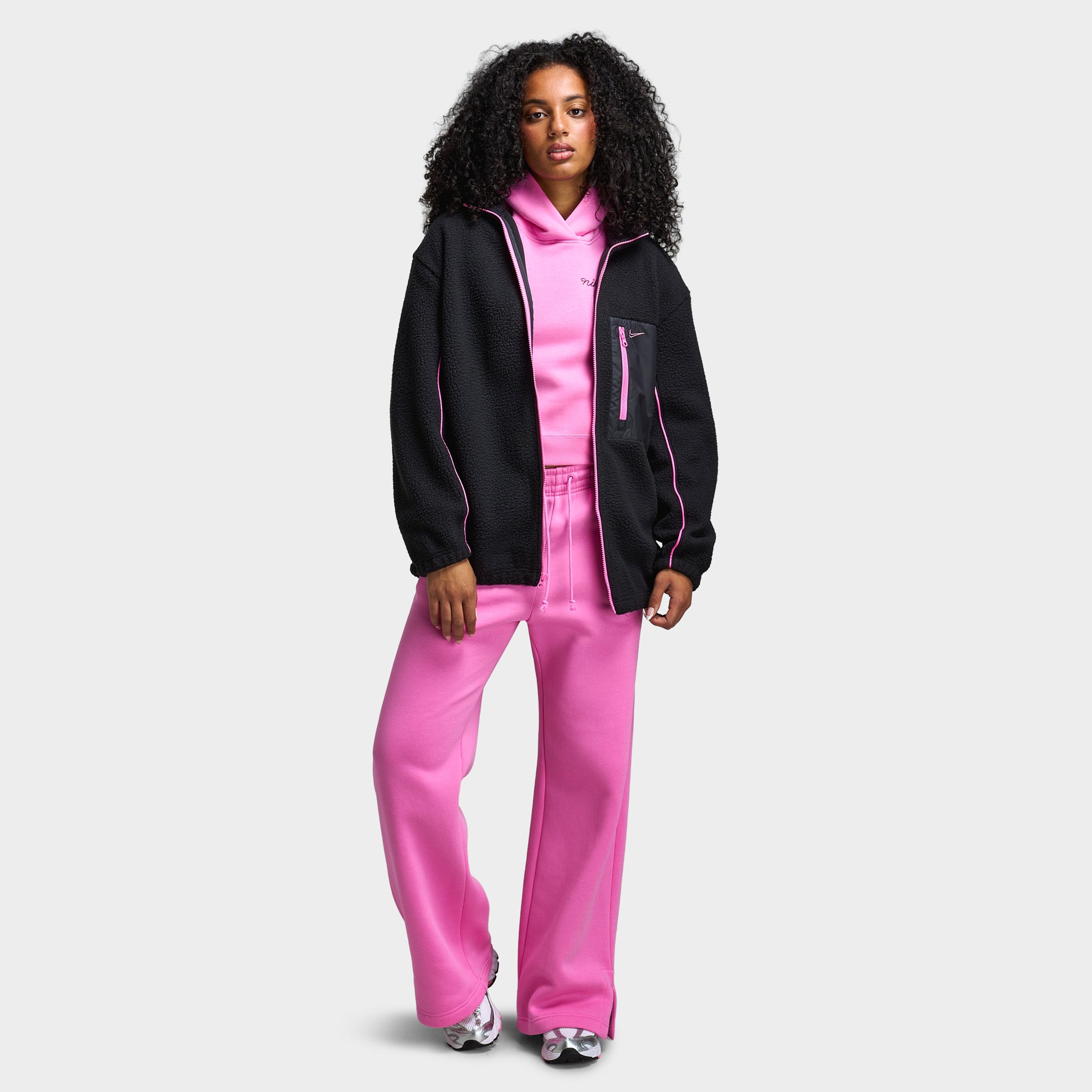 nike women's sherpa full zip hoodie