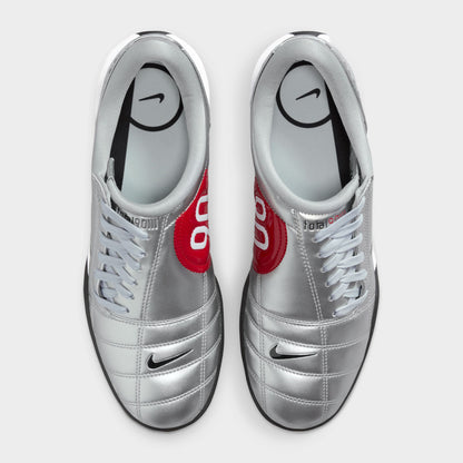 Nike Women's Total 90 Metallic Silver / Black - University Red