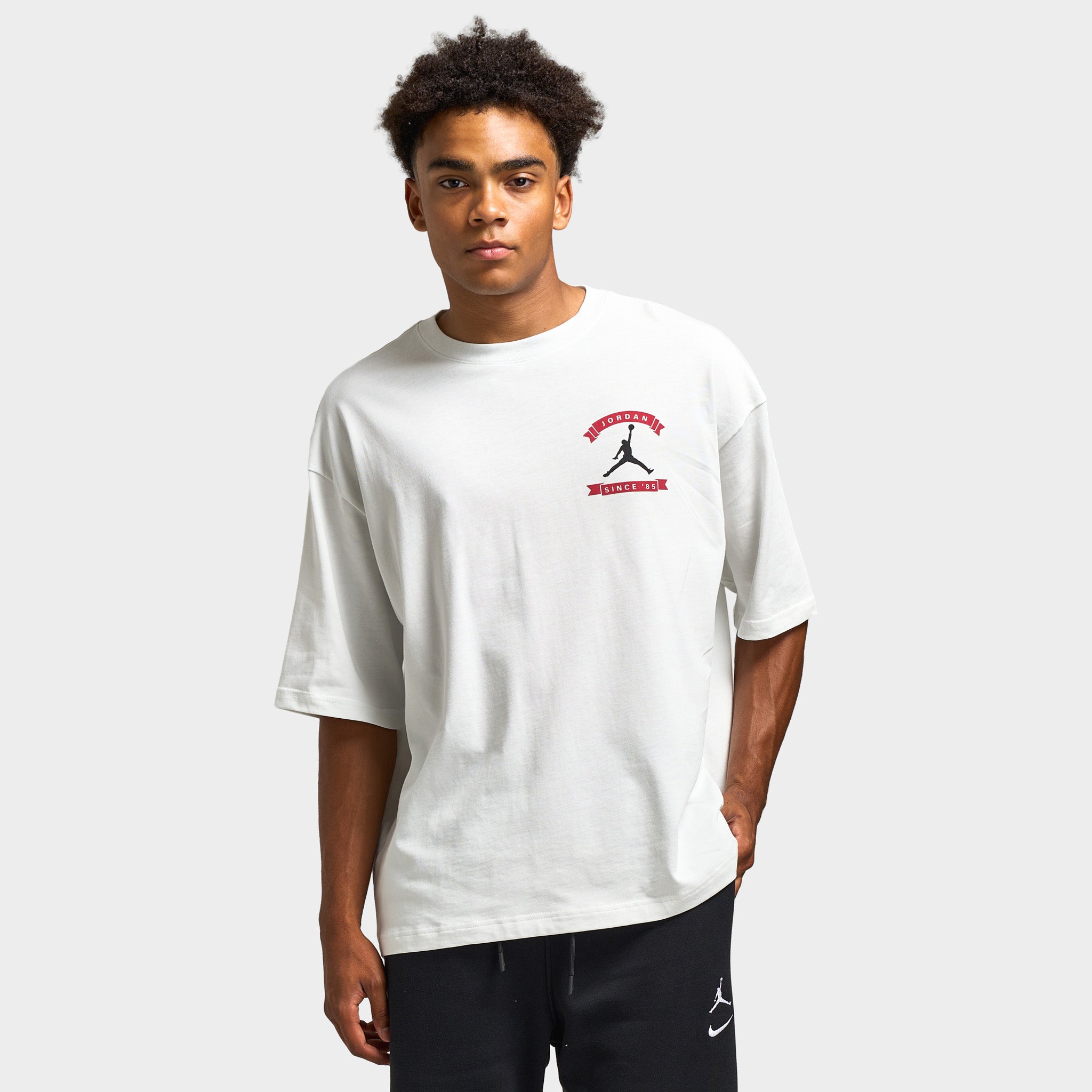 white jordan t shirt mens