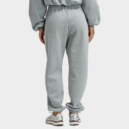 Nike Femme Studio Polaire Pantalon à revers taille haute surdimensionné à revers Gris chiné foncé / Voile