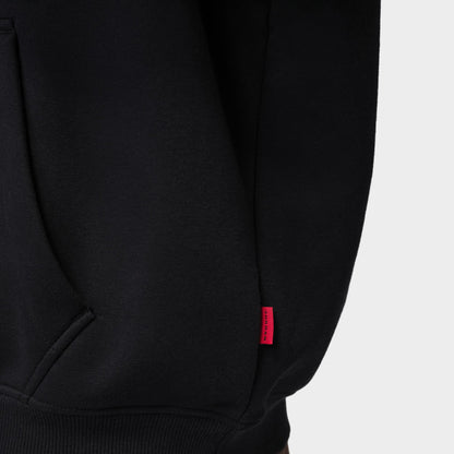 Jordan Brooklyn Oversized Fleece Hoodie / Black